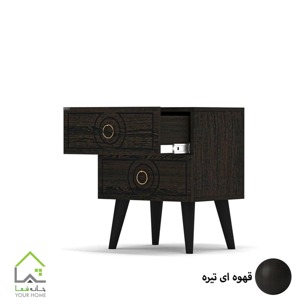 پاتختی مدرن دستگیره گوشواره ای طلایی